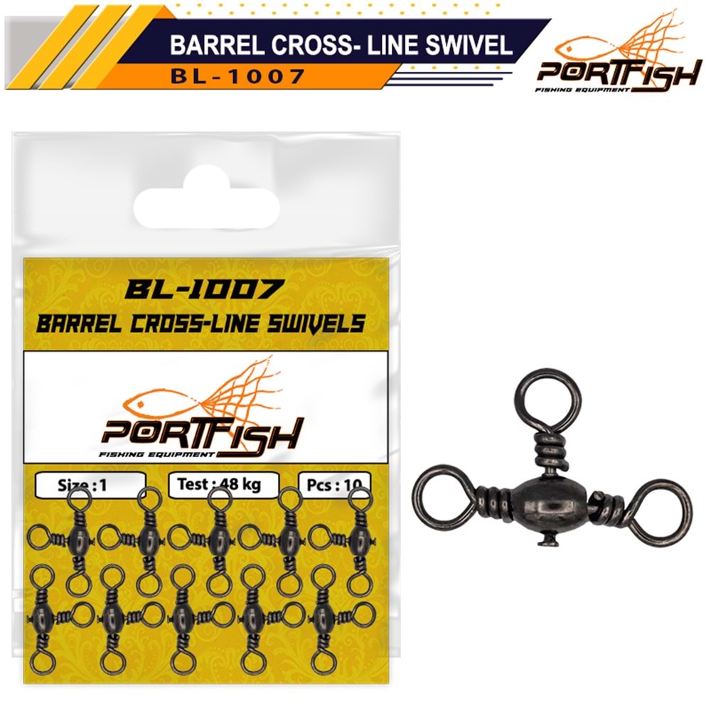 Portfish BL-1007 Üçlü Bilyalı Fırdöndü