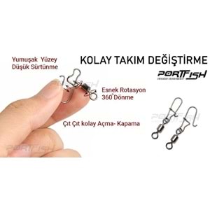 Portfish BL-2004 Maket Klipsi