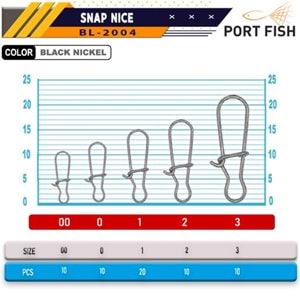 Portfish BL-2004 Maket Klipsi