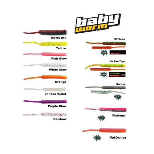 Fujin Baby Worm 5.2 Cm Floating LRF Silikon Yem