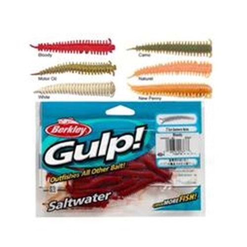 Berkley Gulp Sandworm 5cm Kokulu Silikon Yem