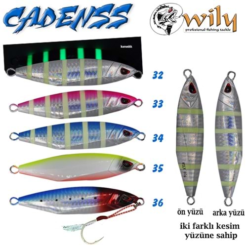 Wily Cadenss Jig 100 gr 90 mm