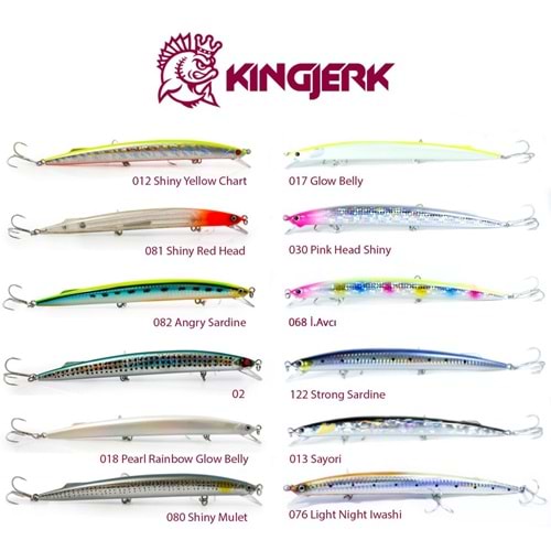Fujin Kingjerk Sinking KJ-190SW 19cm 34gr Maket Balık
