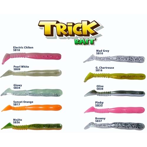 Fujin Trick Bait 09cm Silikon Balık