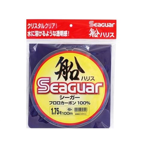 Seaguar Fune Harisu %100 Fluoro Carbon Misina 100mt