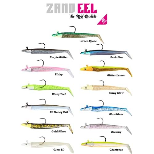 Fujin Zand Eel 11cm 7gr-14gr Double Body+Head Silikon Balık