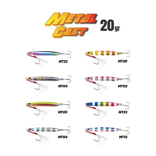 Fujin Metal Cast 20gr Light Jig Metal Yem