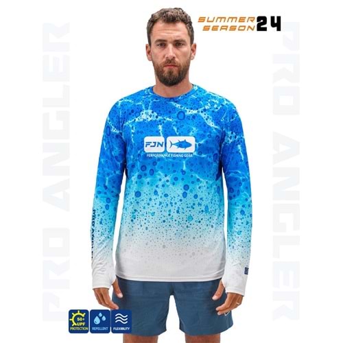 Fujin Pro Angler S24 T-Shirt Blue Ocean