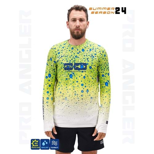 Fujin Pro Angler S24 T-Shirt Green Ocean