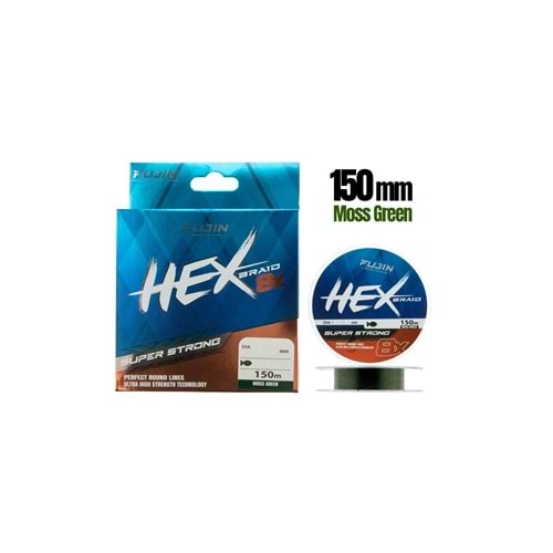Fujin Hex 8X 150Mt. Moss green Pe Line