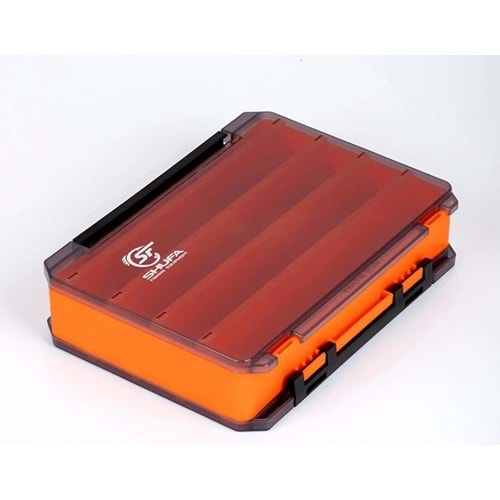 SHUFA Lure Box Çift Taraflı Kutu 240mm - Turuncu Plasticbox F01 M