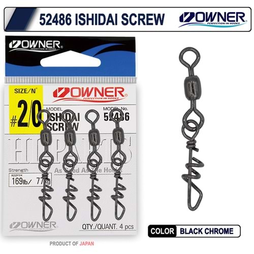 Owner 52486 Shidai Screw Klipsli Fırdöndü