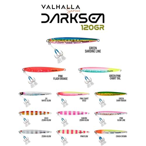 Fujin Valhalla Darksea 120gr Metal Jig Yem