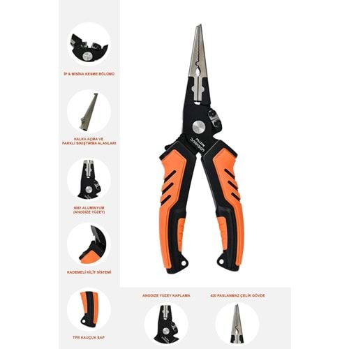 Fujin Darksea Pliers Balıkçı Pensesi