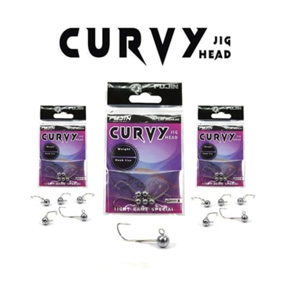 Fujin Curvy Jig Head 4 no 3,5 Gr
