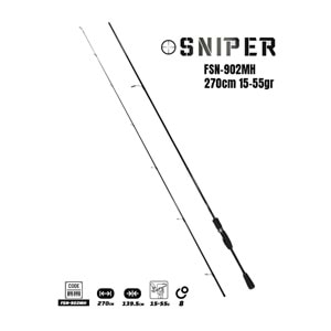 Fujin Sniper 270cm 15-55gr Spin Kamış FSN-902MH