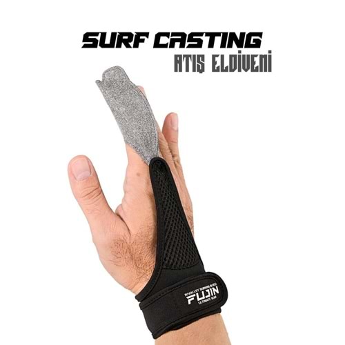 Fujin Pro Angler Surf Casting Atış Eldiveni Siyah