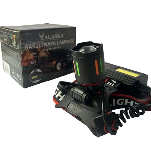 Alaska SDR-8093 Güçlü LED Kafa Lambası 30 WATT