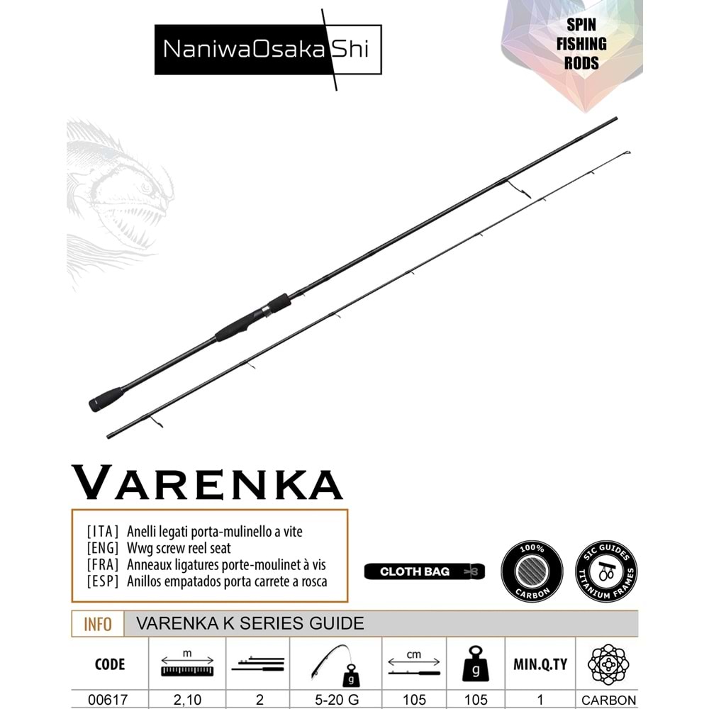NANIWAOSAKASHI VARENKA 2.10CM 5-20GR OLTA KAMIŞI