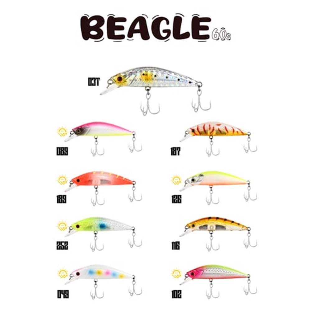 Fujin Beagle 6cm 6.5gr Maket Balık