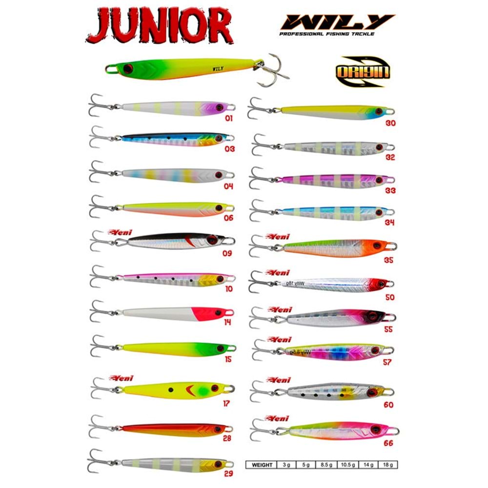 Wily Junior Jig 5 gr 3.5 cm